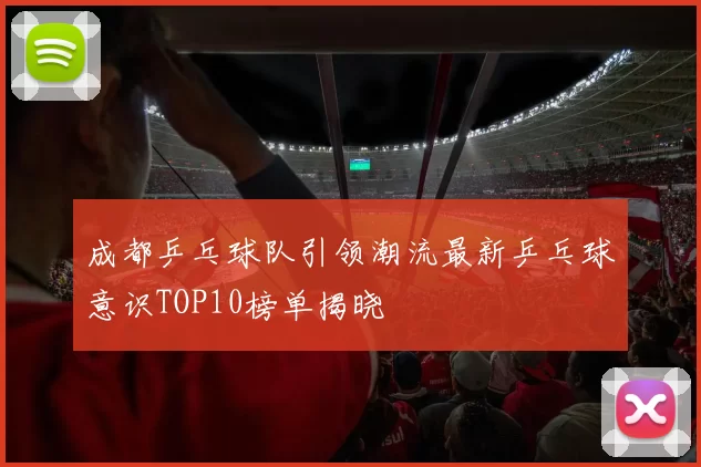 成都乒乓球队引领潮流最新乒乓球意识TOP10榜单揭晓